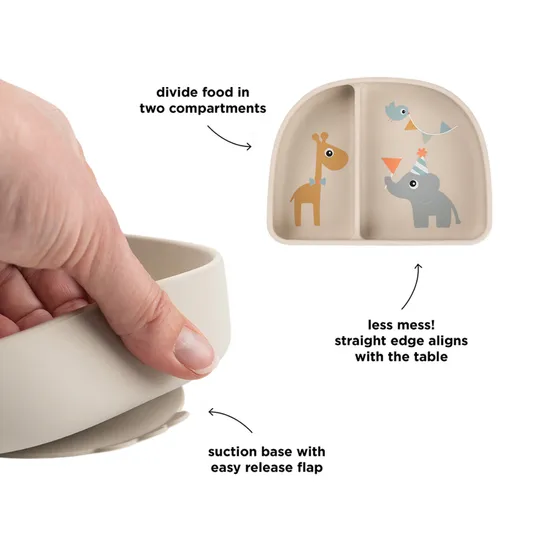 Done By Deer Celebration Stick&Stay Compartiment Kom - Sand