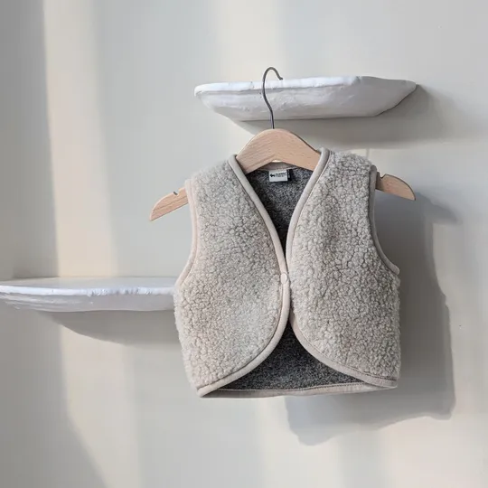 Alwero Baby Vest - Lulu Light - Sand Brown