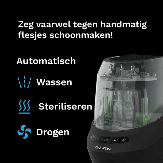 Baby Brezza Flaschenreiniger – Bottle Washer Pro – All Black
