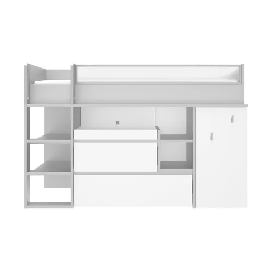 Gautier Ultrakompaktes Hochbett - Dimix - 90 x 200 cm