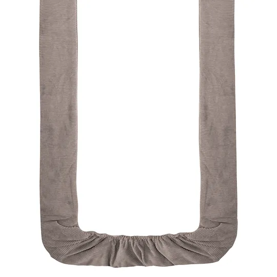 Witlof for Kids Velvet Rib Tuck-Inn Babydecke - 40 x 80 cm - Warm Grey