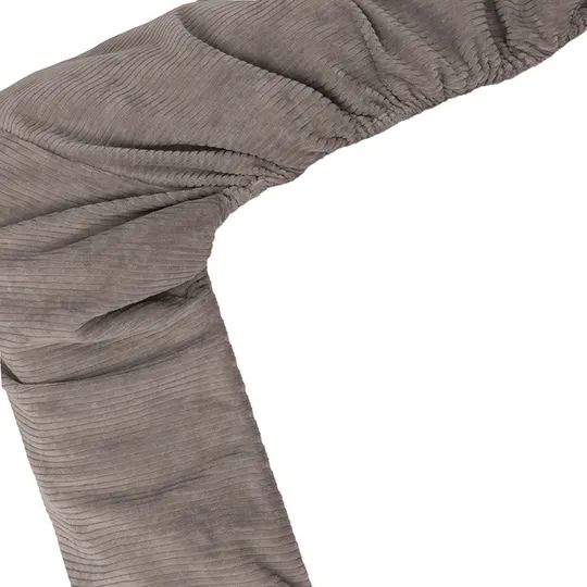 Witlof for Kids Velvet Rib Tuck-Inn Babydecke - 40 x 80 cm - Warm Grey