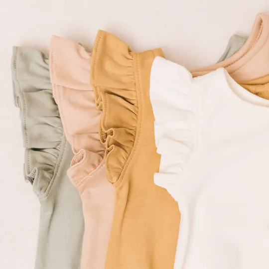 UAUA Romper Met Ruffle Mouwtjes Rosado 0-1 Mnd