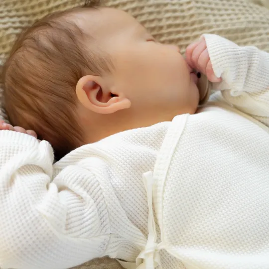 Klein Baby Wickelweste- Off White