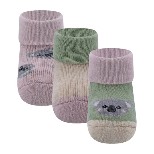 Ewers Babysocken - Newborn - Koala - 3 Paar