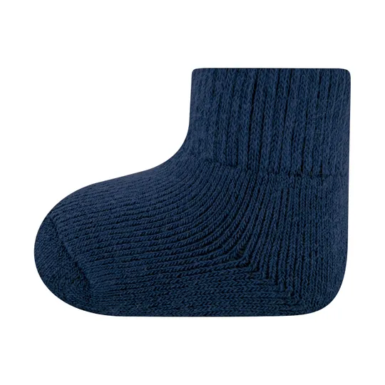 Ewers Uni Babysocken - 3-Pack - One Size - Blau/Grau