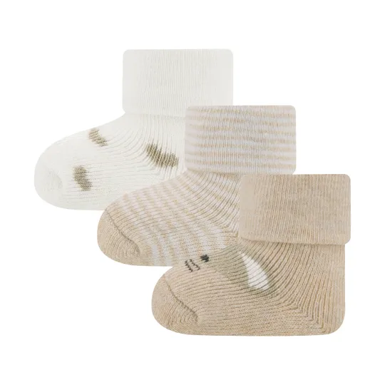 Ewers Maus Babysocken - 3-Pack - One Size