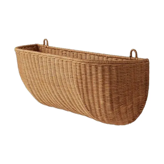 Ferm Living Geflochtener Wandorganizer - Natural - 75x25 cm