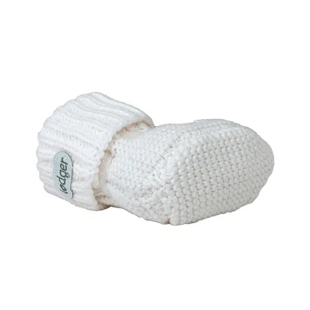 Lodger Knit Slofjes - 0-6 mnd - Cloud Dancer
