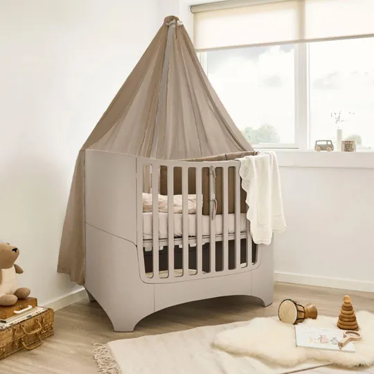 Leander Kinderbett Baldachin - Classic™ - Mocca