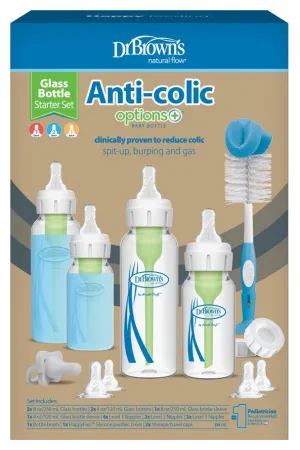 Dr. Brown's Standaard halsfles Giftset - Glas