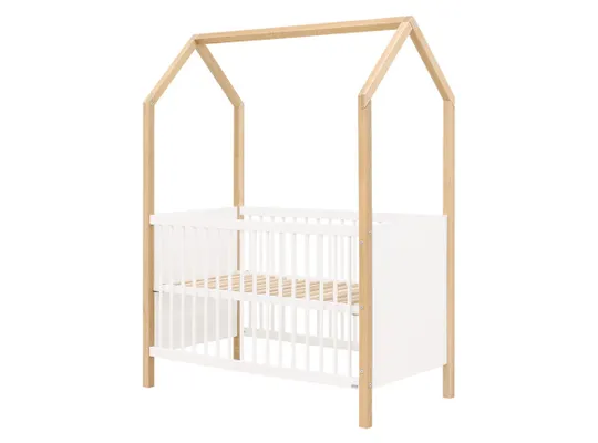 Bopita Babybett - Homy - Weiß/Natur