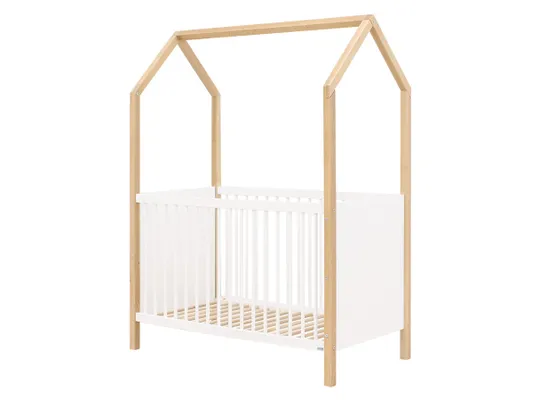 Bopita Babybett - Homy - Weiß/Natur
