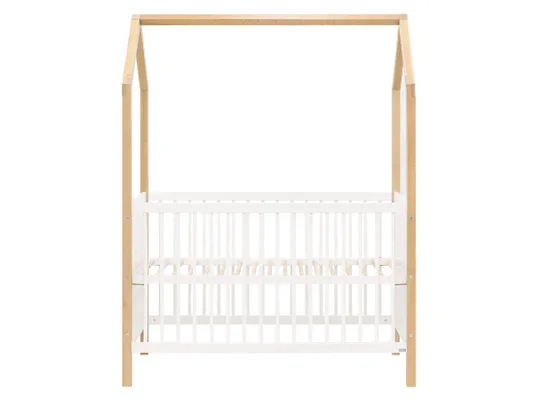 Bopita Babybett - Homy - Weiß/Natur