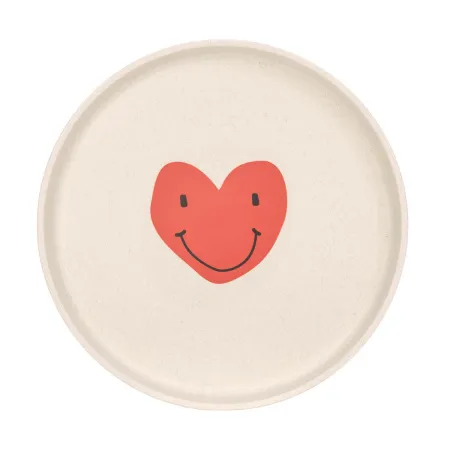 Laessig Plate PP/Cellulose Happy Rascals Heart 1310063642