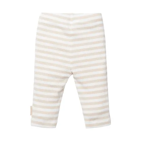 Little Dutch Stripe Hose – Sand / Weiß
