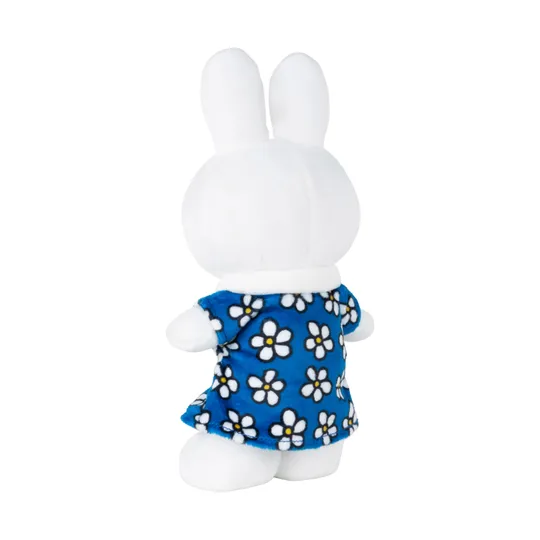 Miffy Kuscheltier Blau Blumenkleid - 24 cm