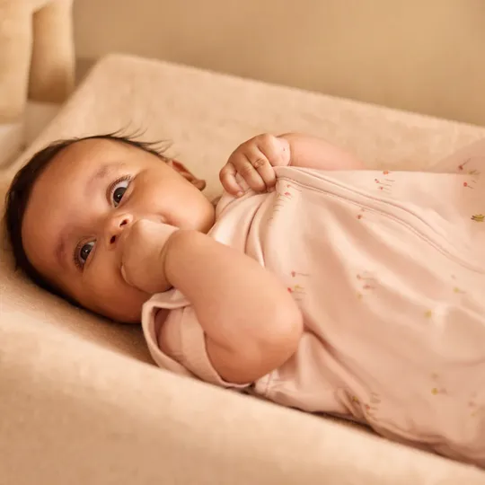 Jollein Wickelunterlagenbezug - Frottee- Blush/Wild Rose - 2 Stück - 50 x 70 cm