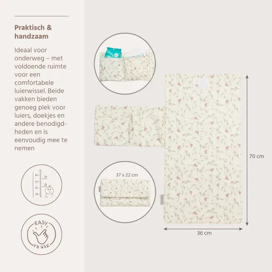 Meyco Wickelunterlage - Flower - Multicolour
