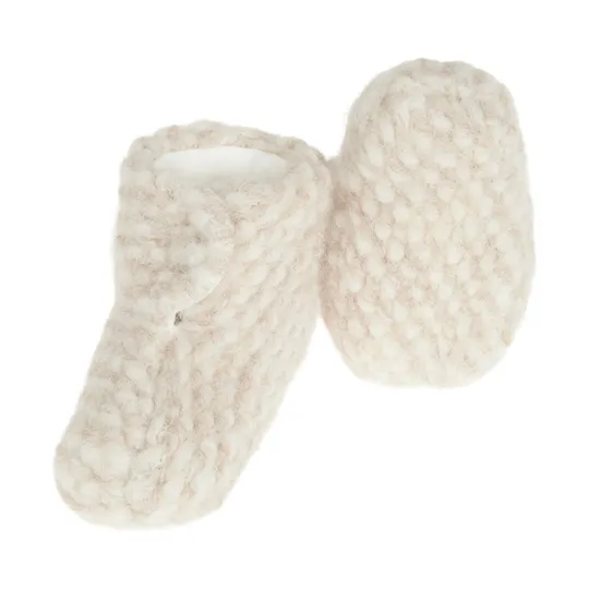Nanami Newborn Schoentjes – Volume Wool - Beige