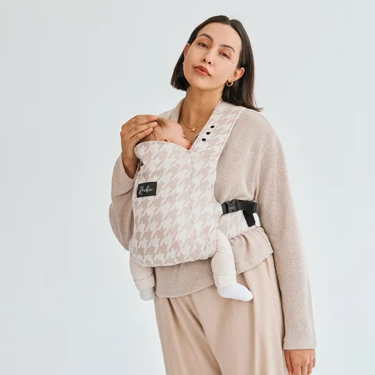 Rookie X HT Premium Babytrage - Houndstooth Beige