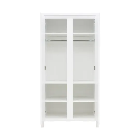 Bopita Corsica Kinderzimmer - Weiß | Bett 90x200 + Schrank 2-Türig