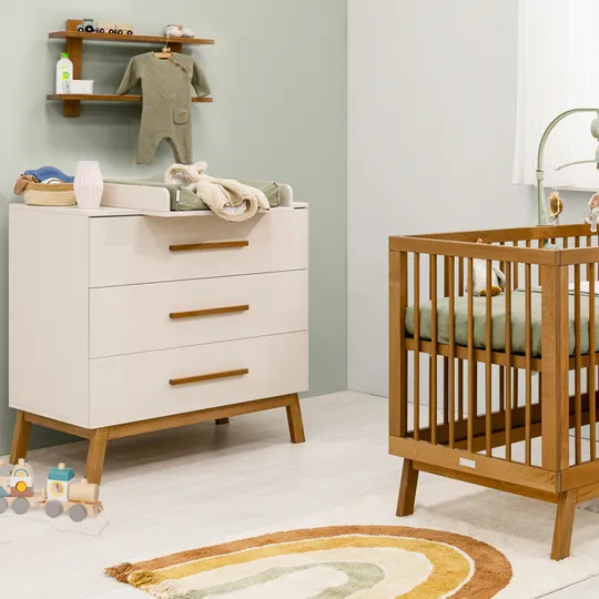 Bopita Kaleo Babyzimmer - Dune / Rose Wood