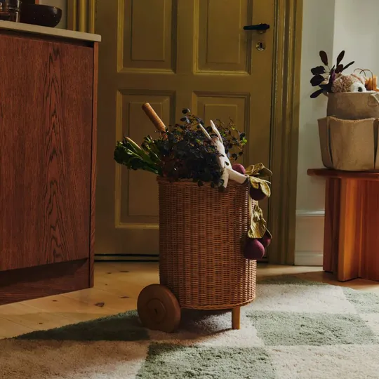 Ferm Living Opbergwagen - Tukki Trolley - Natural