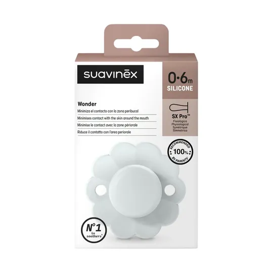 Suavinex Wonder SX Pro Fopspeen Symmetrisch - 0-6Mnd - Silicone