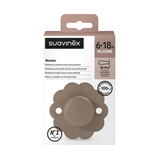 Suavinex Wonder SX Pro Fopspeen Symmetrisch - 6-18Mnd - Silicone