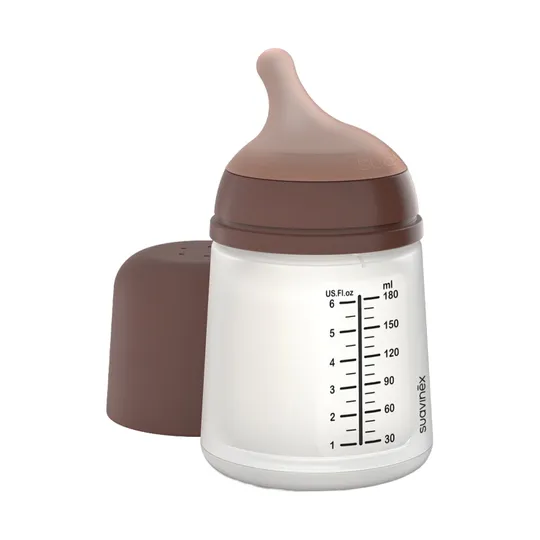 Suavinex Zero Zero Anti-Koliek Fles Borstvoeding - One Size - 180ml