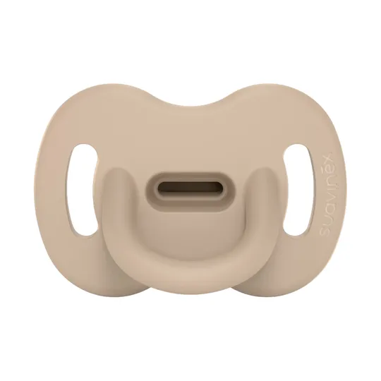 Suavinex Schnuller - Colour Essence - SX Pro - 0‑6 Monate - Silikon - Beige