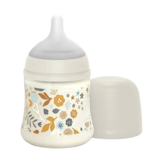 Suavinex Babyflasche - SX Pro - Wonderland - Slow Flow - 150ml - Beige