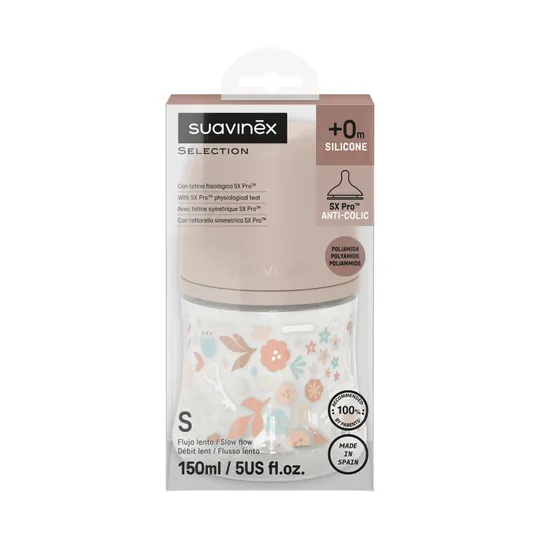 Suavinex Wonderland SX Pro Fles - Slow Flow - 150ml - Roze 