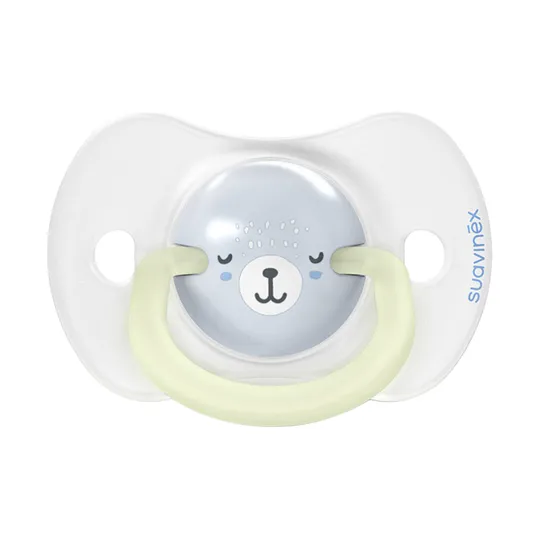 Suavinex Wild & Free SX Pro Fopspeen Symmetrisch - 0-6Mnd - 2 Stuks - Silicone - Blauw