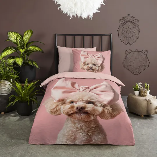 Good Morning Kinderdekbedovertrek - Roxy - 140 x 200/220 cm - Pink