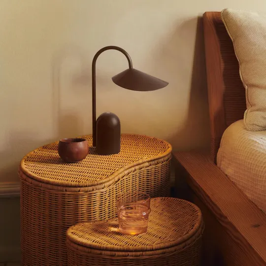 Ferm Living Opbergset - Willora Braided Storage - Set van 2 - Natural