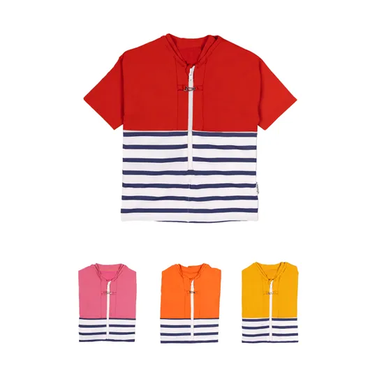 Floatee Anti-Verdrinking T-shirt Korte Mouwen - Rood