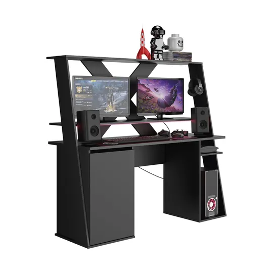 Diagone Axyon Gamer Schreibtisch - Schwarz