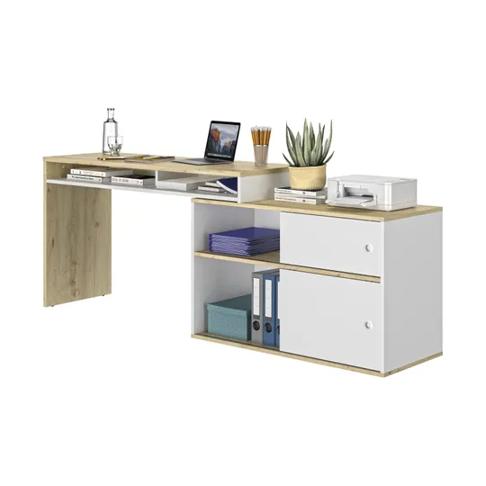 Diagone Modula Modularer Schreibtisch - Handgefertigte Eiche