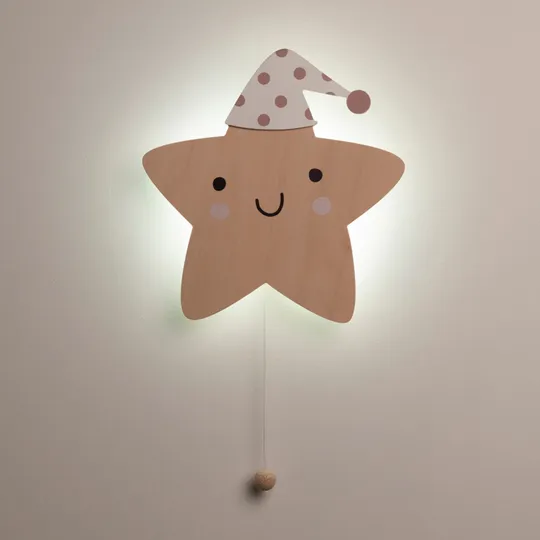 Baby's Only Wandlampe - Heaven - Stern - Beige