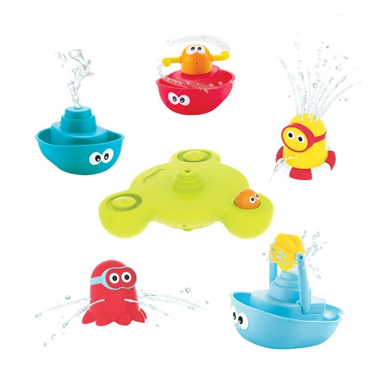 Yookidoo Badspeelgoed - Stack ‘N’ Spray Tub Fountain