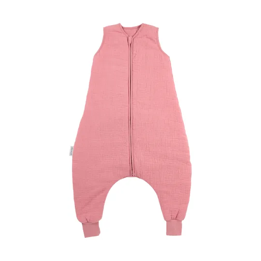 Meyco Slaapzak Jumper Gevoerd Pre-Washed - 104 cm - Hydrofiel - Rose