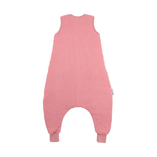 Meyco Slaapzak Jumper Gevoerd Pre-Washed - 104 cm - Hydrofiel - Rose