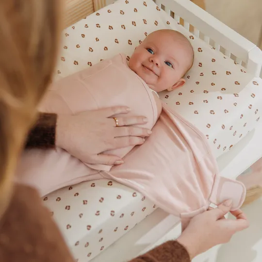 Meyco Inbakerdoek - 2 Stuks - 0-3 Mnd - Mini Panther Soft Pink