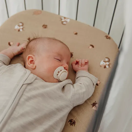 Meyco Baby Slaapzak - Studio - 90 cm - Merinowol - Sand Melange