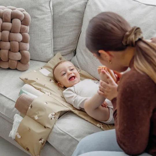 Meyco Verschoonmatje - Forest Animals Sand 