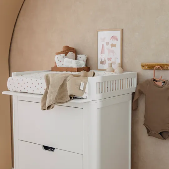 Meyco Aankleedkussenhoes Print - 50 x 70 cm - Jersey - Mini Panther Soft Pink