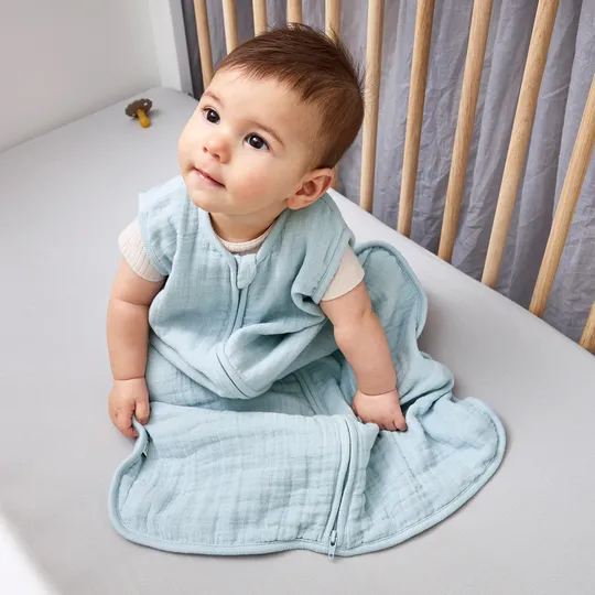 Meyco Baby Sommerschlafsack - Uni - 110 cm - Pre-Washed Hydrophil