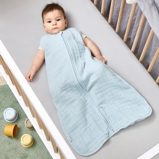 Meyco Baby Sommerschlafsack - Uni - 110 cm - Pre-Washed Hydrophil